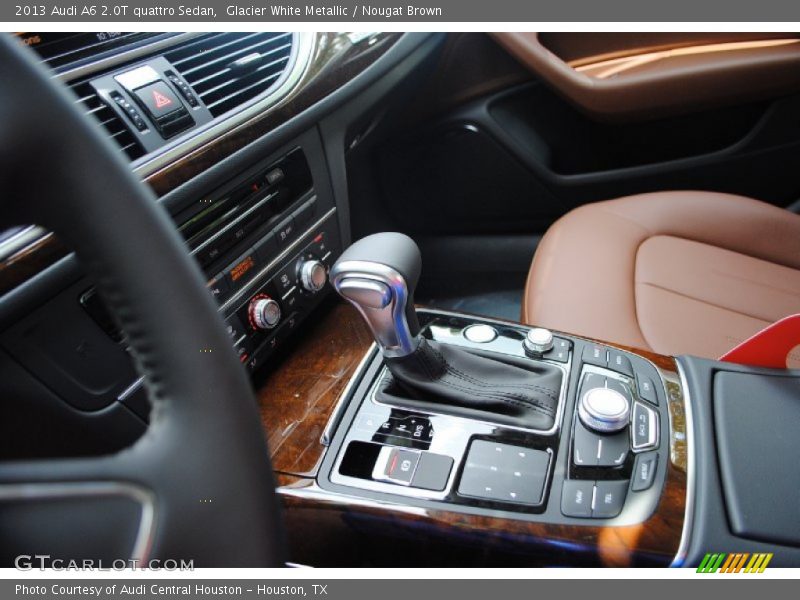 Glacier White Metallic / Nougat Brown 2013 Audi A6 2.0T quattro Sedan