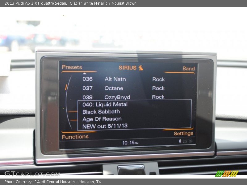 Glacier White Metallic / Nougat Brown 2013 Audi A6 2.0T quattro Sedan