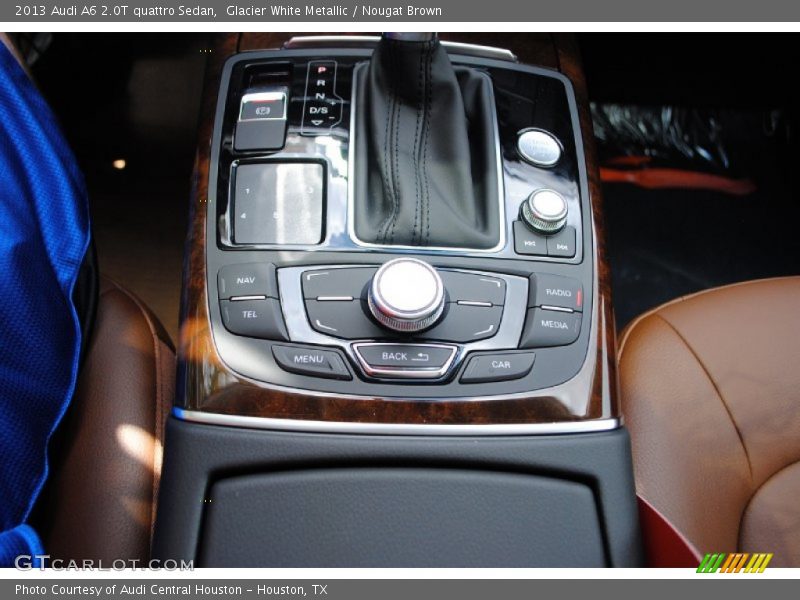 Glacier White Metallic / Nougat Brown 2013 Audi A6 2.0T quattro Sedan