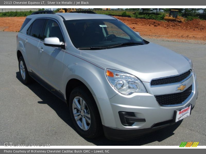 Silver Ice Metallic / Jet Black 2013 Chevrolet Equinox LT