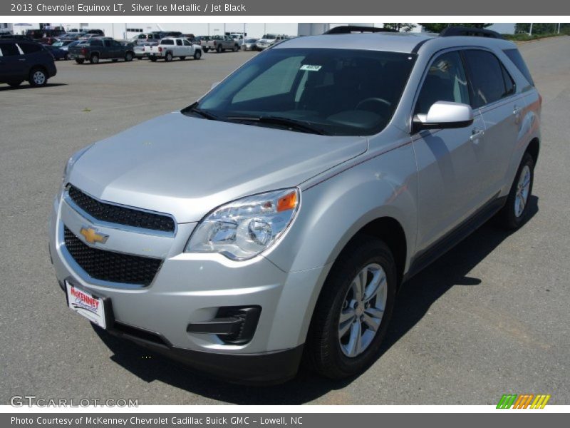 Silver Ice Metallic / Jet Black 2013 Chevrolet Equinox LT