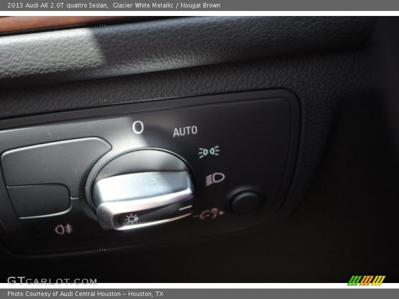 Glacier White Metallic / Nougat Brown 2013 Audi A6 2.0T quattro Sedan