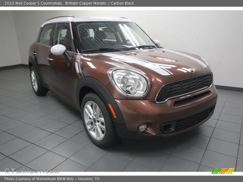 Brilliant Copper Metallic / Carbon Black 2013 Mini Cooper S Countryman