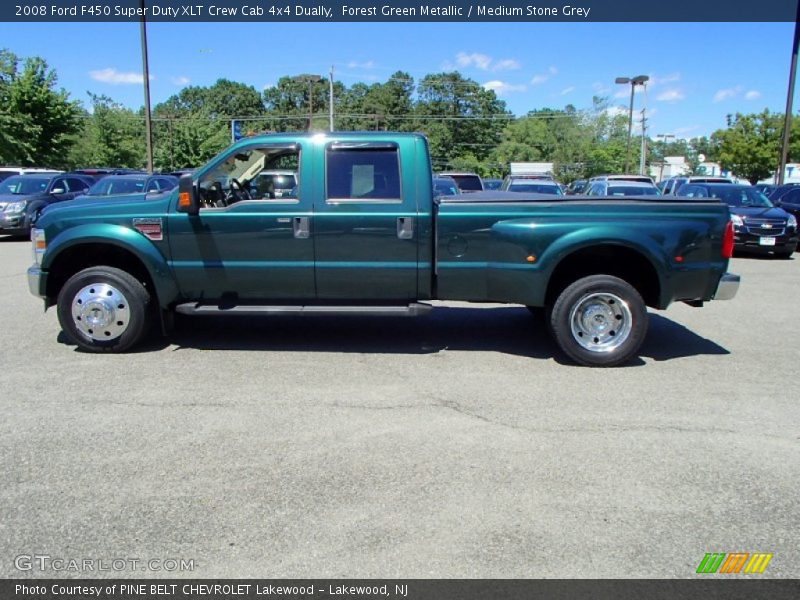  2008 F450 Super Duty XLT Crew Cab 4x4 Dually Forest Green Metallic
