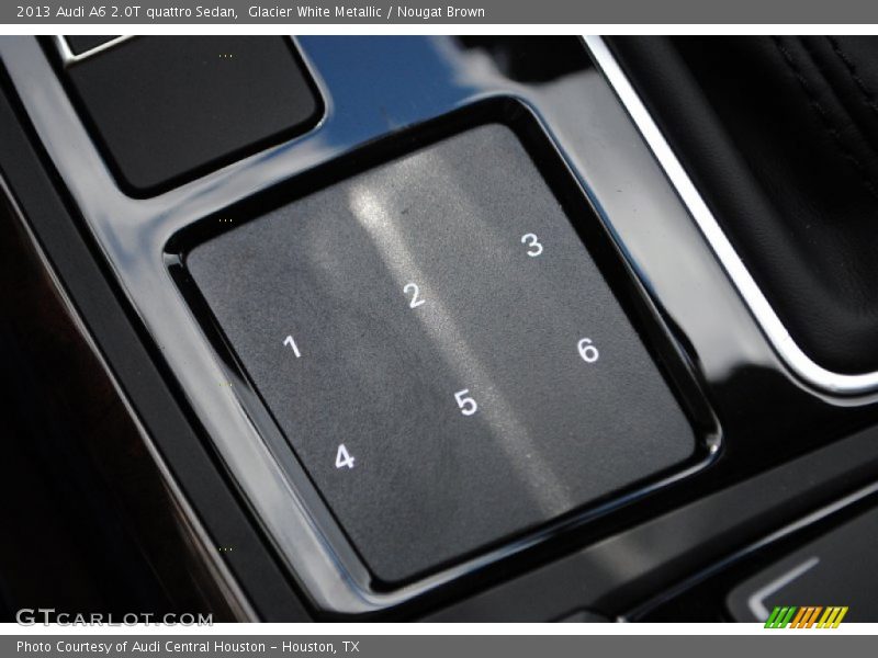 Glacier White Metallic / Nougat Brown 2013 Audi A6 2.0T quattro Sedan