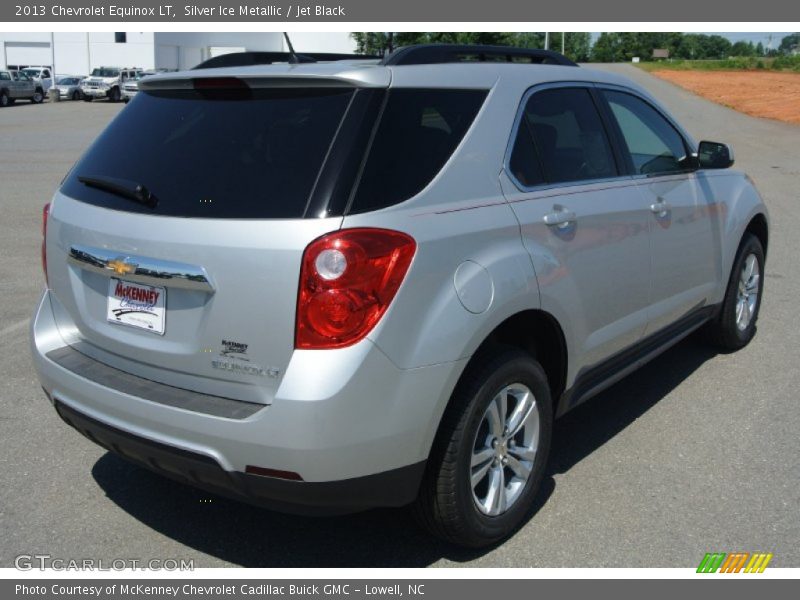 Silver Ice Metallic / Jet Black 2013 Chevrolet Equinox LT