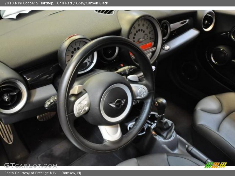 Chili Red / Grey/Carbon Black 2010 Mini Cooper S Hardtop