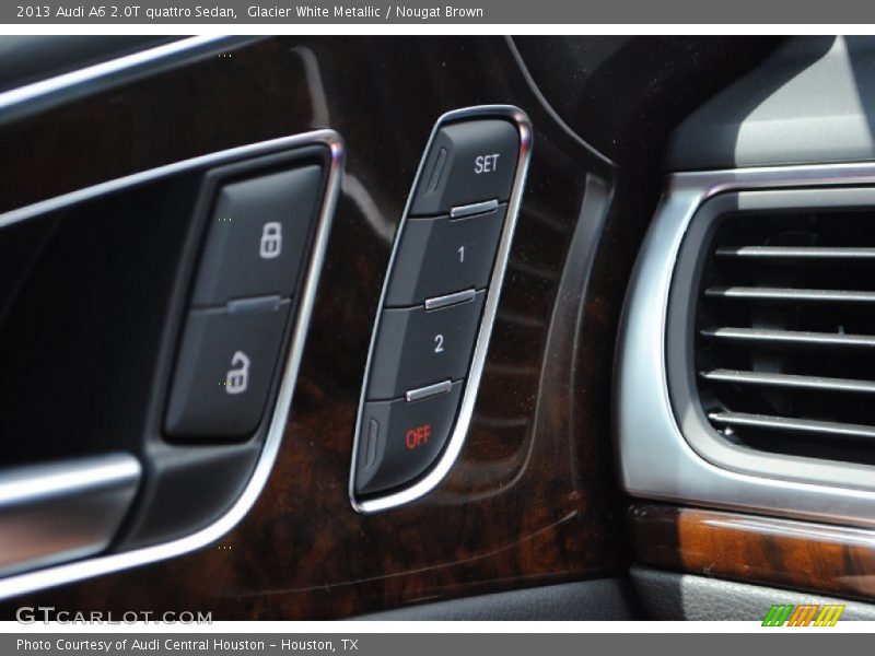 Glacier White Metallic / Nougat Brown 2013 Audi A6 2.0T quattro Sedan