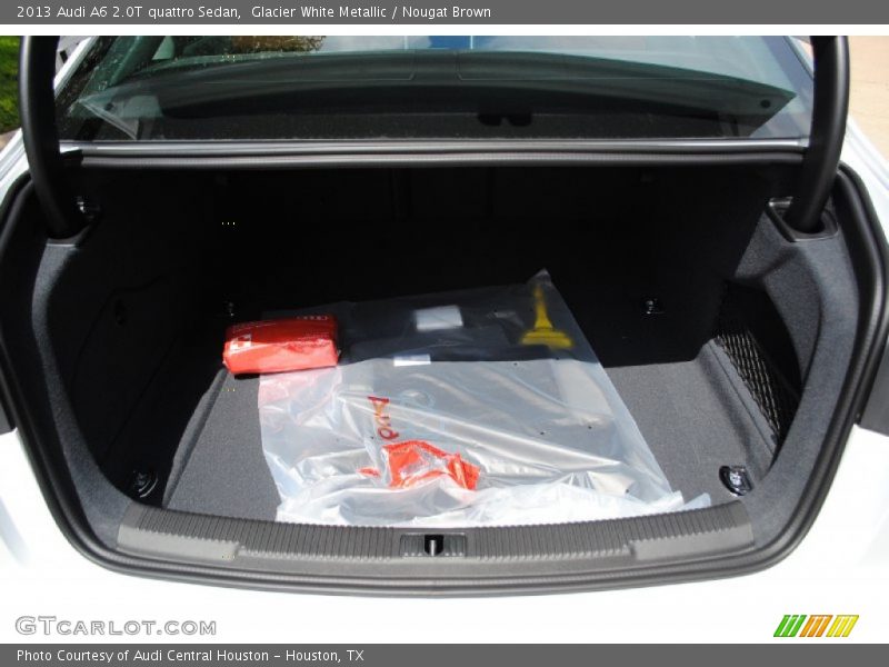 Glacier White Metallic / Nougat Brown 2013 Audi A6 2.0T quattro Sedan