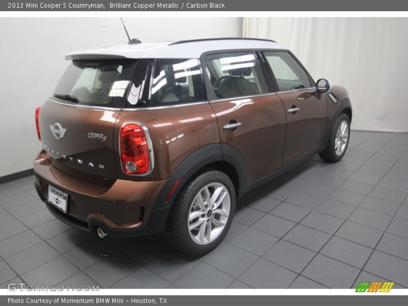 Brilliant Copper Metallic / Carbon Black 2013 Mini Cooper S Countryman
