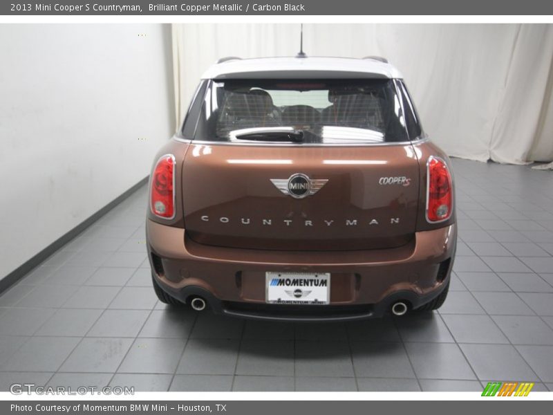 Brilliant Copper Metallic / Carbon Black 2013 Mini Cooper S Countryman