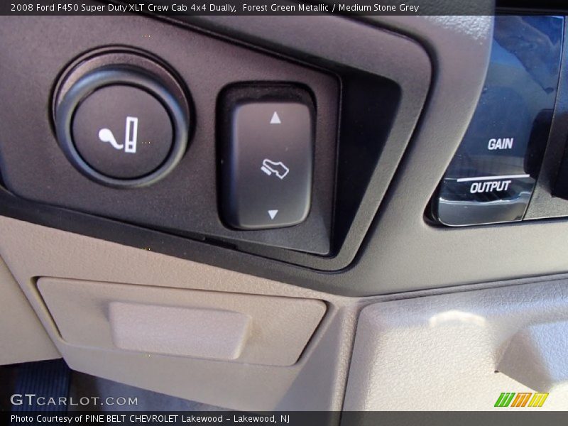 Forest Green Metallic / Medium Stone Grey 2008 Ford F450 Super Duty XLT Crew Cab 4x4 Dually