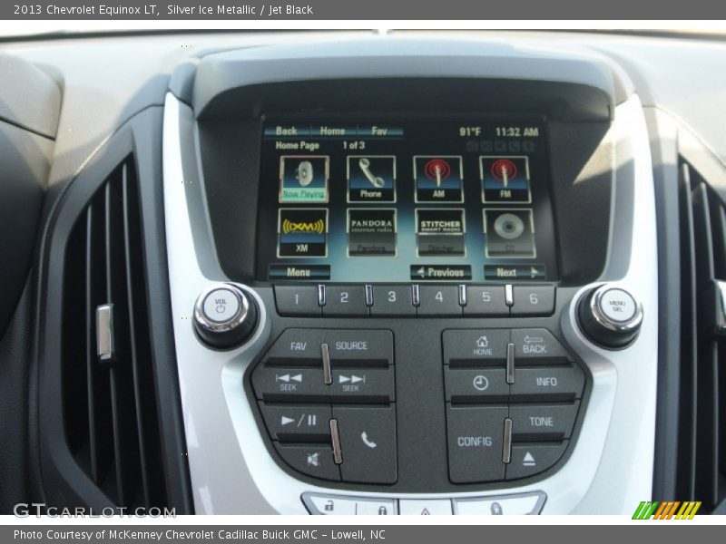 Silver Ice Metallic / Jet Black 2013 Chevrolet Equinox LT