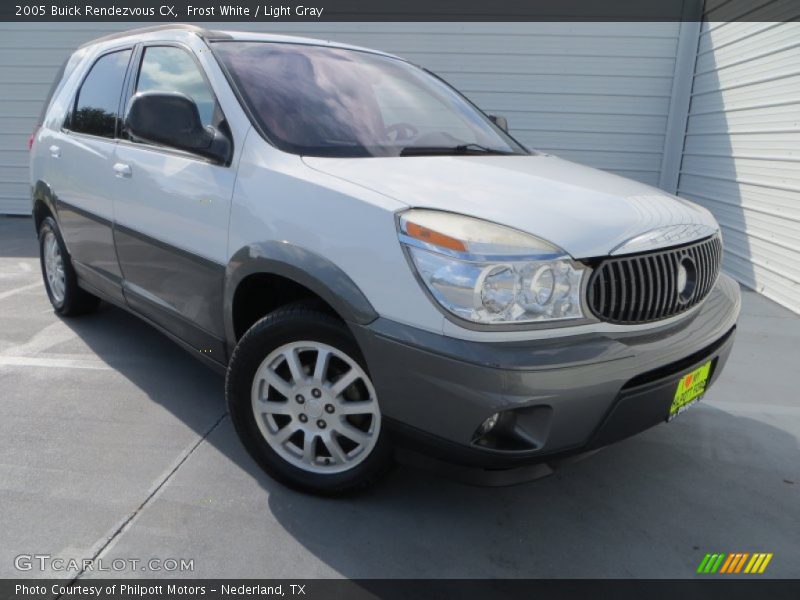 Frost White / Light Gray 2005 Buick Rendezvous CX