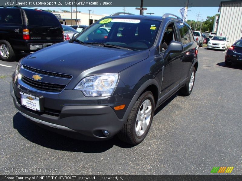 Cyber Gray Metallic / Black 2013 Chevrolet Captiva Sport LS