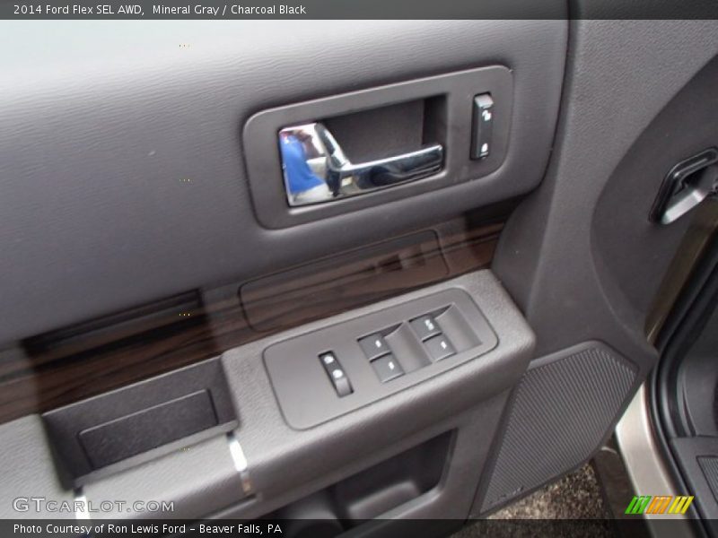 Mineral Gray / Charcoal Black 2014 Ford Flex SEL AWD