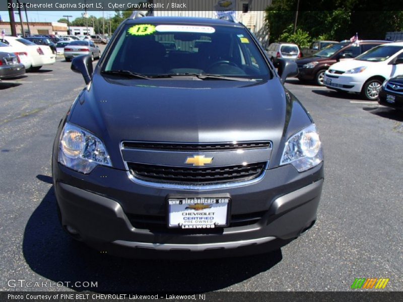 Cyber Gray Metallic / Black 2013 Chevrolet Captiva Sport LS