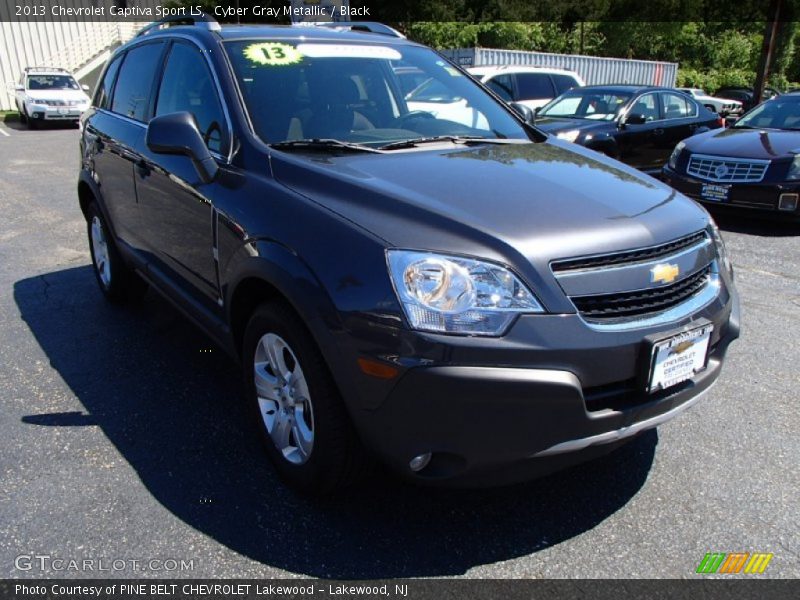 Cyber Gray Metallic / Black 2013 Chevrolet Captiva Sport LS
