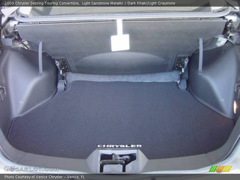 Light Sandstone Metallic / Dark Khaki/Light Graystone 2009 Chrysler Sebring Touring Convertible