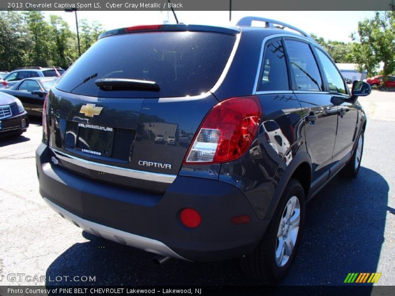 Cyber Gray Metallic / Black 2013 Chevrolet Captiva Sport LS