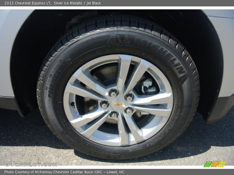 Silver Ice Metallic / Jet Black 2013 Chevrolet Equinox LT