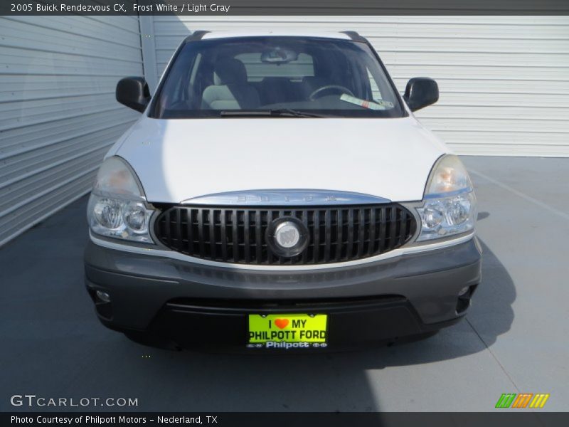 Frost White / Light Gray 2005 Buick Rendezvous CX