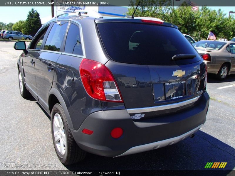 Cyber Gray Metallic / Black 2013 Chevrolet Captiva Sport LS