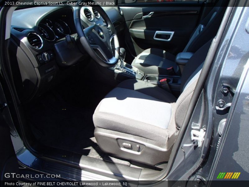 Cyber Gray Metallic / Black 2013 Chevrolet Captiva Sport LS