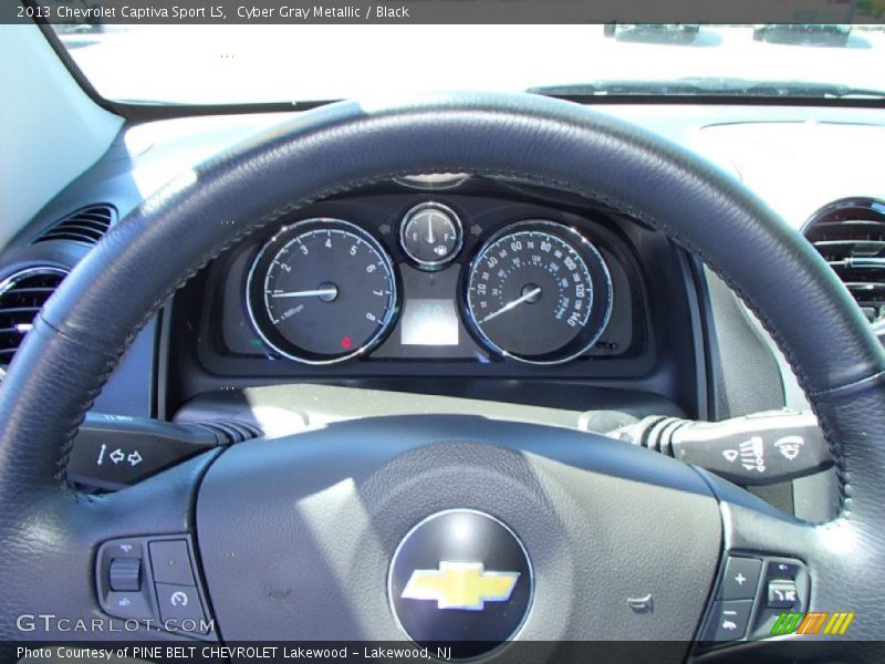 Cyber Gray Metallic / Black 2013 Chevrolet Captiva Sport LS