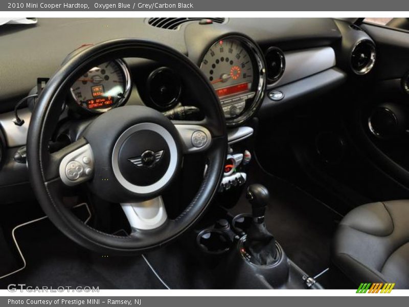 Oxygen Blue / Grey/Carbon Black 2010 Mini Cooper Hardtop