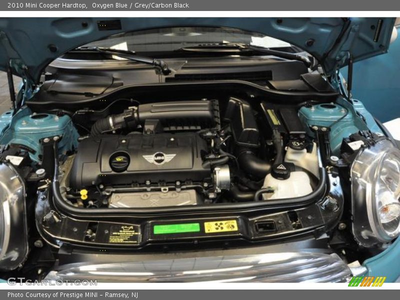 Oxygen Blue / Grey/Carbon Black 2010 Mini Cooper Hardtop