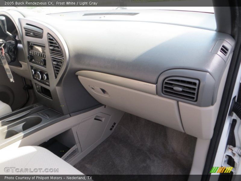 Frost White / Light Gray 2005 Buick Rendezvous CX