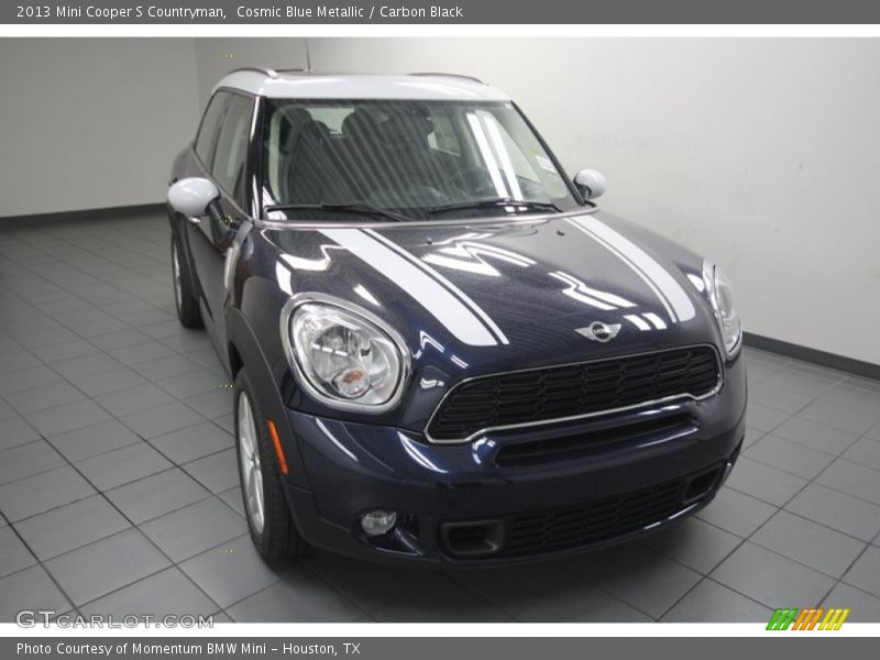 Cosmic Blue Metallic / Carbon Black 2013 Mini Cooper S Countryman