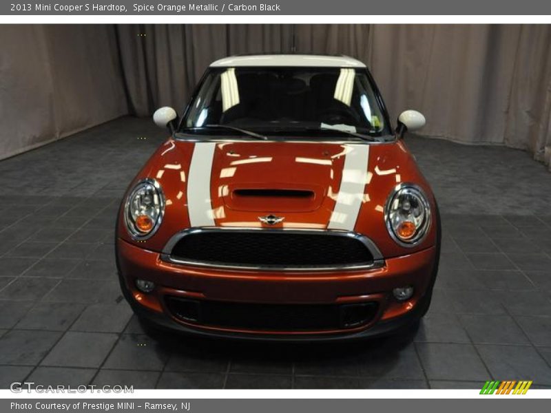 Spice Orange Metallic / Carbon Black 2013 Mini Cooper S Hardtop