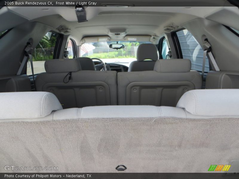 Frost White / Light Gray 2005 Buick Rendezvous CX