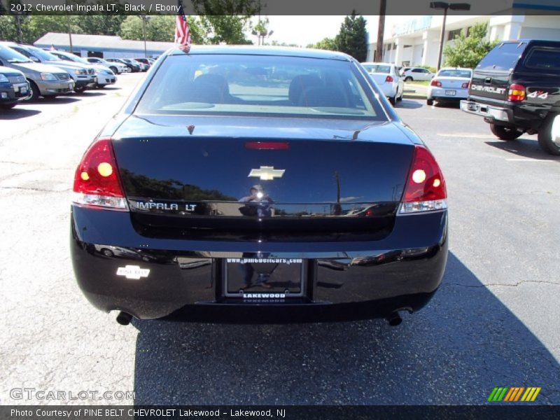 Black / Ebony 2012 Chevrolet Impala LT