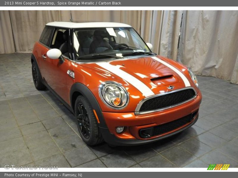 Spice Orange Metallic / Carbon Black 2013 Mini Cooper S Hardtop