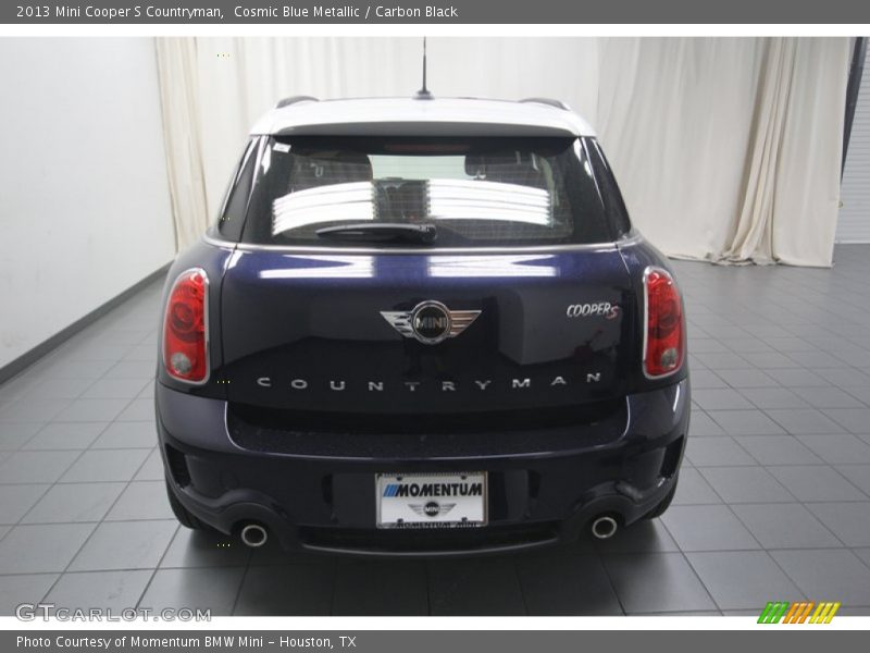Cosmic Blue Metallic / Carbon Black 2013 Mini Cooper S Countryman