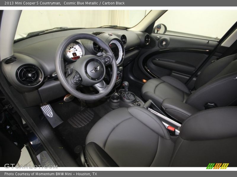 Carbon Black Interior - 2013 Cooper S Countryman 