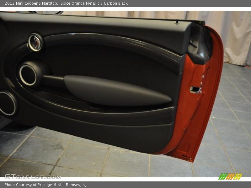 Spice Orange Metallic / Carbon Black 2013 Mini Cooper S Hardtop