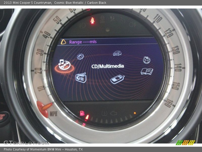 Cosmic Blue Metallic / Carbon Black 2013 Mini Cooper S Countryman