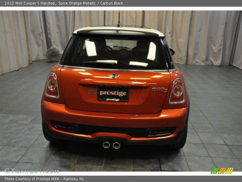 Spice Orange Metallic / Carbon Black 2013 Mini Cooper S Hardtop