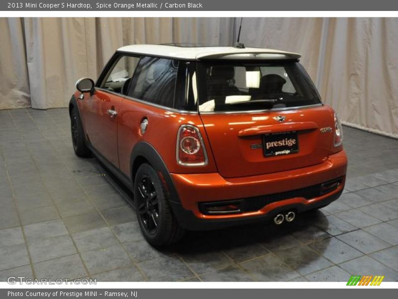 Spice Orange Metallic / Carbon Black 2013 Mini Cooper S Hardtop