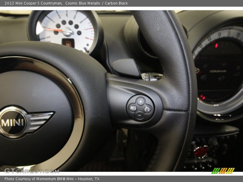 Cosmic Blue Metallic / Carbon Black 2013 Mini Cooper S Countryman