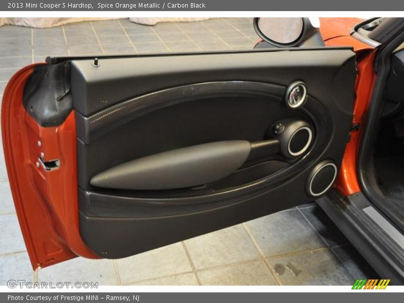 Spice Orange Metallic / Carbon Black 2013 Mini Cooper S Hardtop