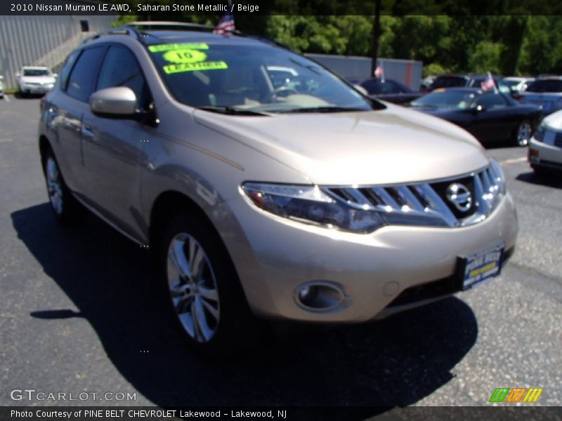 Saharan Stone Metallic / Beige 2010 Nissan Murano LE AWD