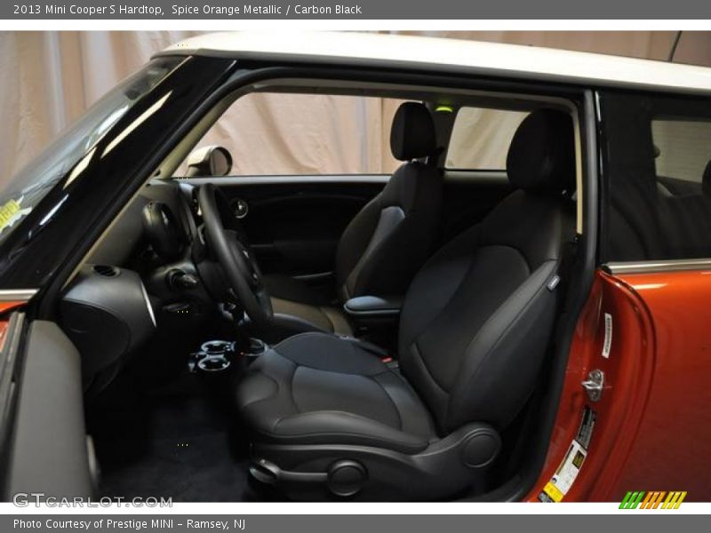 Spice Orange Metallic / Carbon Black 2013 Mini Cooper S Hardtop