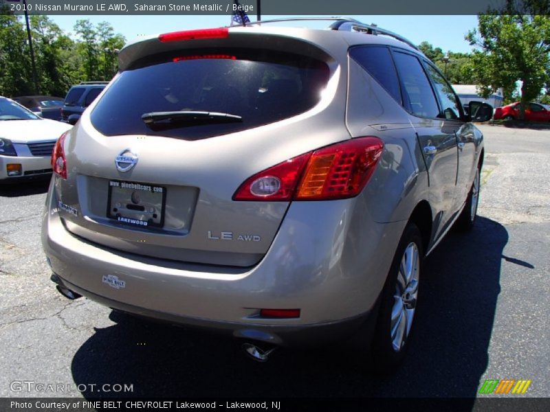 Saharan Stone Metallic / Beige 2010 Nissan Murano LE AWD