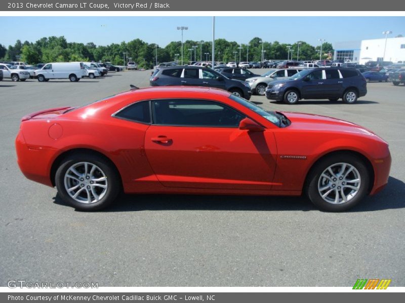 Victory Red / Black 2013 Chevrolet Camaro LT Coupe