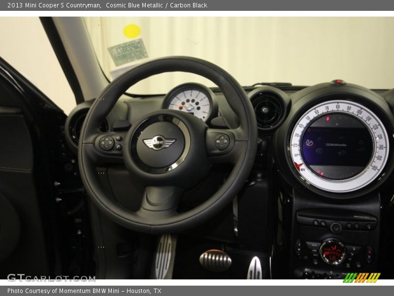 Cosmic Blue Metallic / Carbon Black 2013 Mini Cooper S Countryman